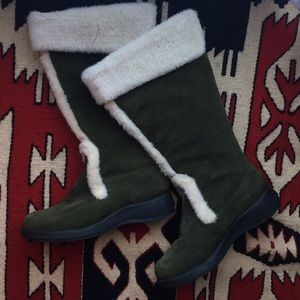 Olive Green Boots